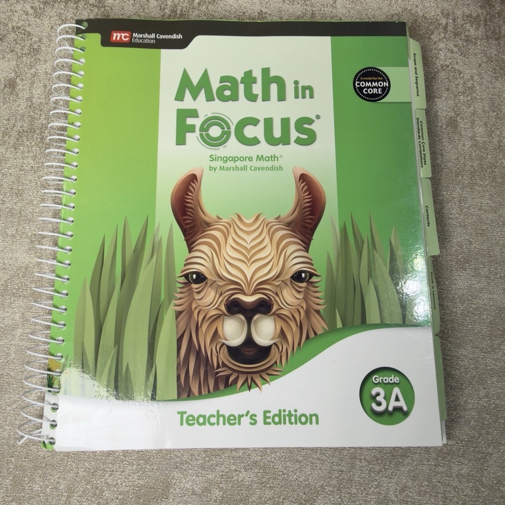 Singapore Math: Math In Focus Teacher Edition 3A 2020 Edition